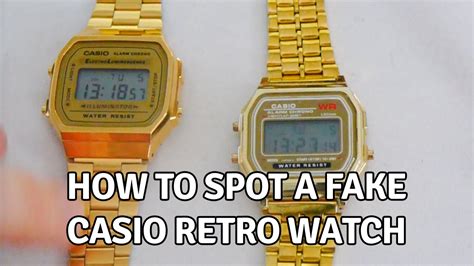 how to spot a fake casio vintage watch|is my casio watch genuine.